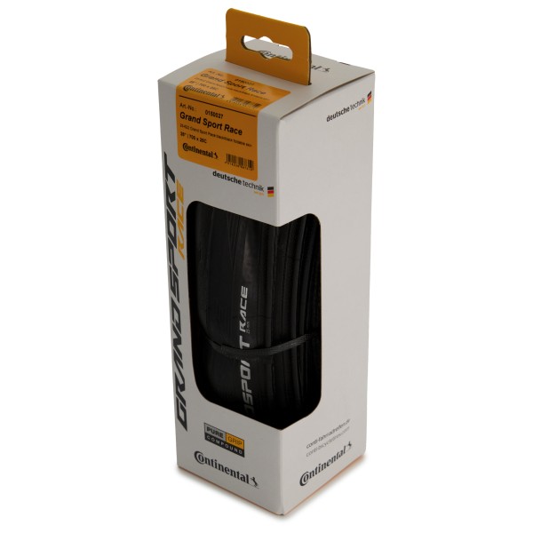 Continental - Grand Sport Race 28'' (25-622) Foldable Skin - Pneus Gr 28'' (700 x 25C) - 25-622 schwarz von Continental