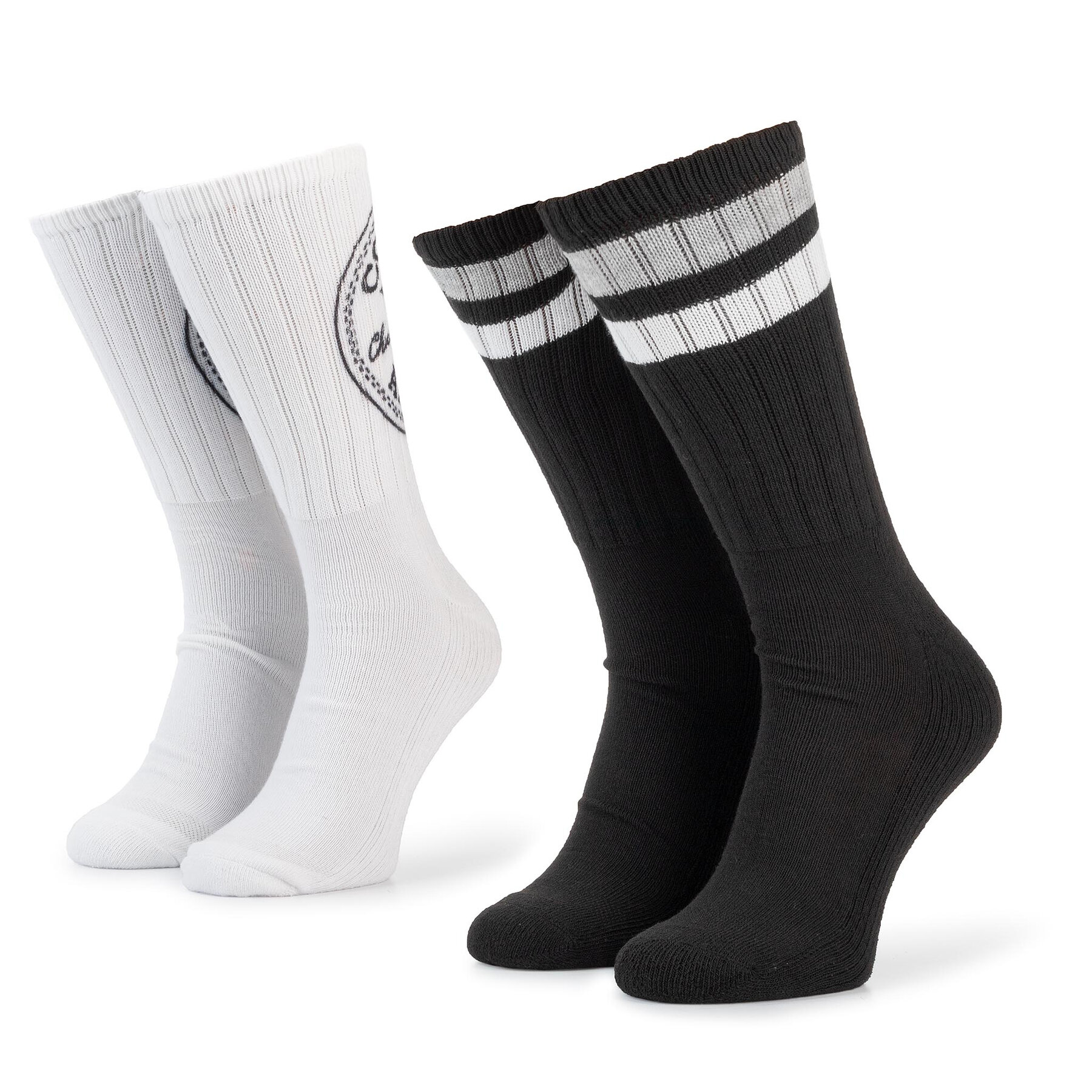 2er-Set hohe Unisex-Socken Converse E744A-2020 Schwarz 2er-Set hohe Unisex-Socken Converse E744A-2020 Schwarz von Converse