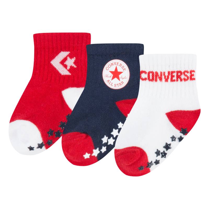 Converse ABS-Socken »CONVERSE LOGO INFANT TODDLER NO SLIP QUARTER 3 PK«, (3 Paar), für Babys von Converse