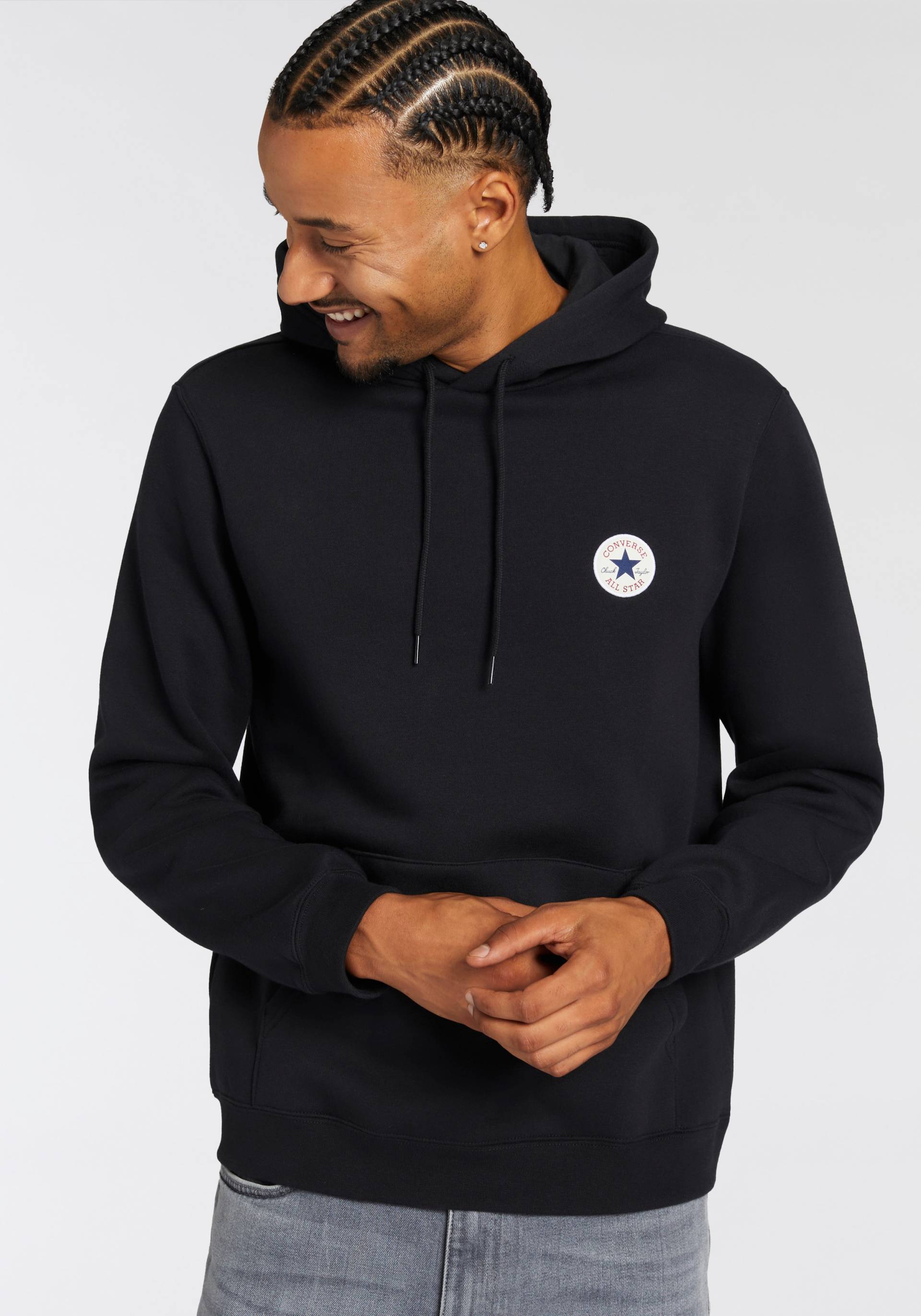 Converse Kapuzensweatshirt »CONVERSE GO-TO CHUCK TAYLOR PATCH PULLOVER HOODIE« von Converse