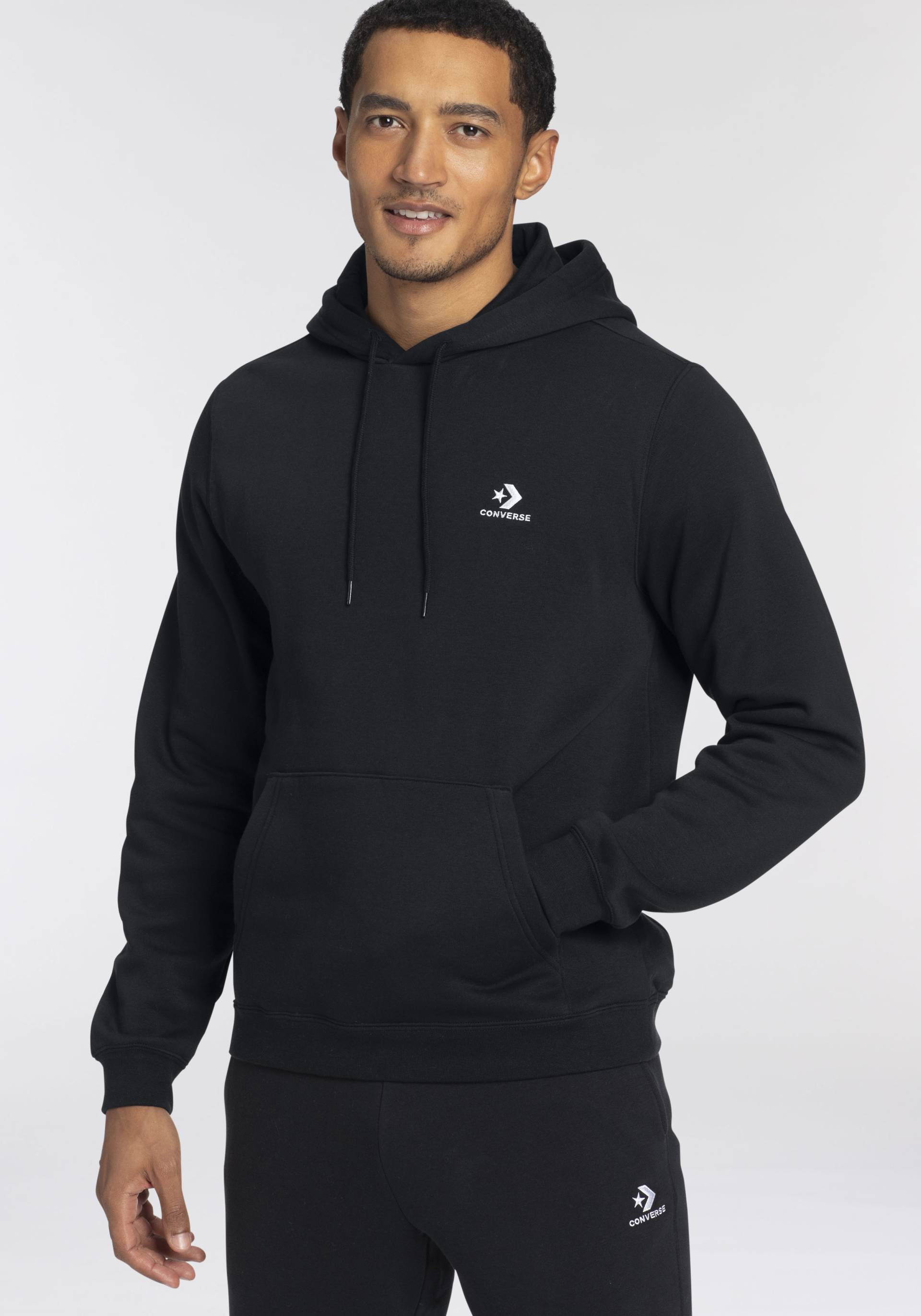 Converse Kapuzensweatshirt »EMBROIDERED STAR CHEVRON BRUSHED BACK FLEECE HOODIE«, (1 tlg.) von Converse