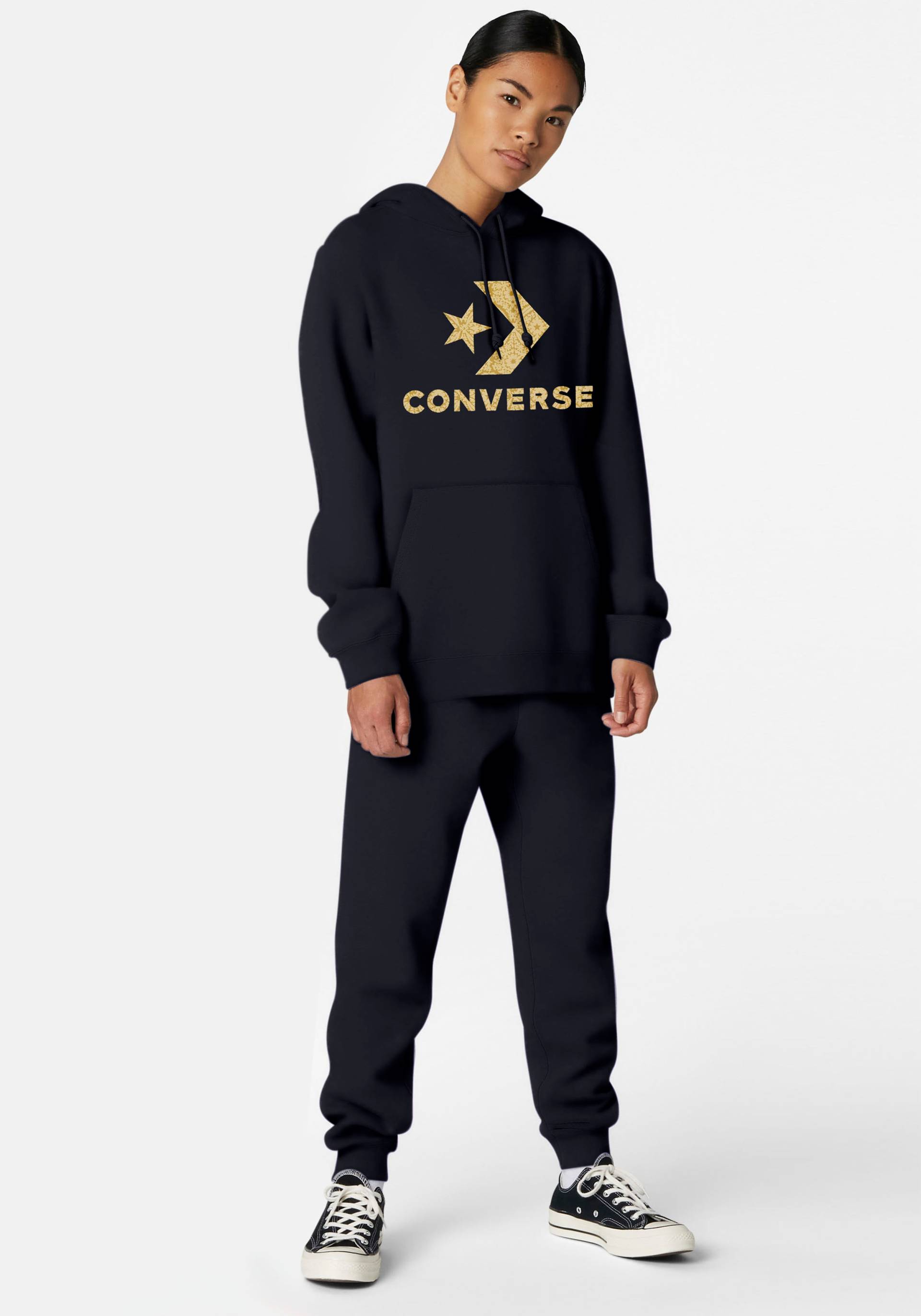 Converse Kapuzensweatshirt »STANDARD FIT CENTER CHEST STAR CHEV« von Converse