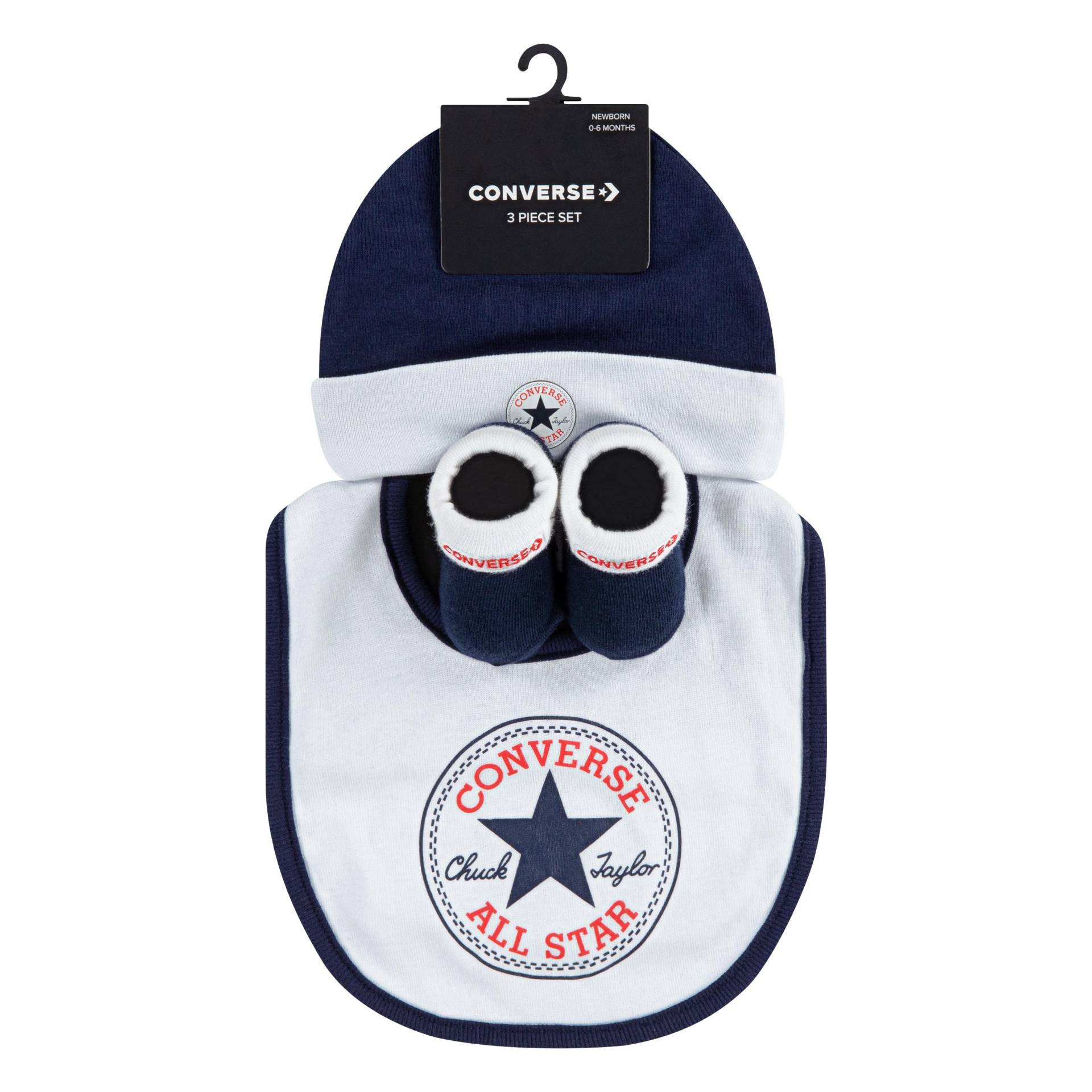 Converse Neugeborenen-Geschenkset »CHUCK INFANT HAT BIB BOOTIE SET 3PC« Converse Neugeborenen-Geschenkset »CHUCK INFANT HAT BIB BOOTIE SET 3PC« von Converse