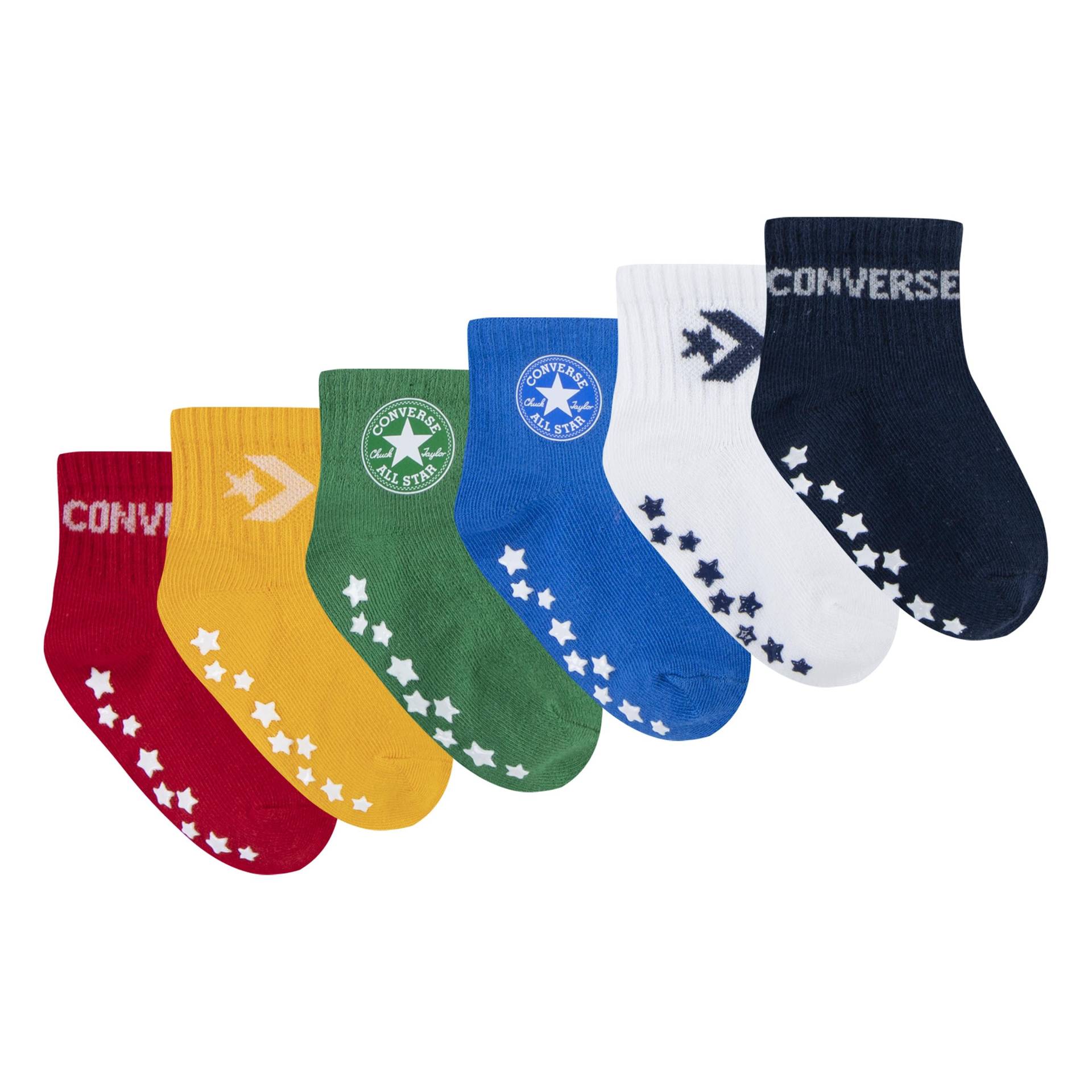 Converse Socken »CHN CORE 6PK GRIP INF TOD SCKS«, (6 Paar), für Babys Converse Socken »CHN CORE 6PK GRIP INF TOD SCKS«, (6 Paar), für Babys von Converse
