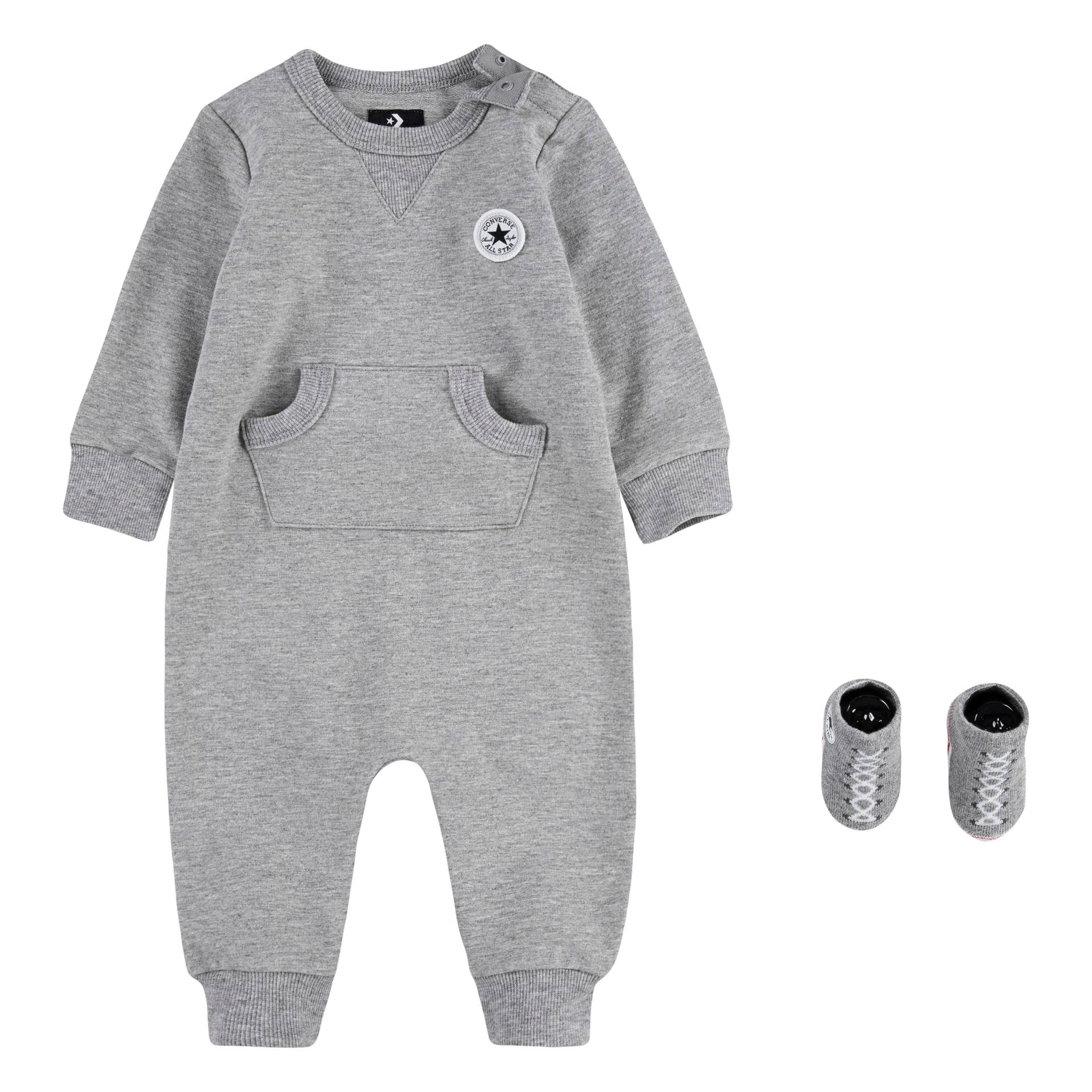 Converse Strampler »LIL CHUCK COVERALL W/ SOCK BOOTIE S«, (Set, 2 tlg.) von Converse