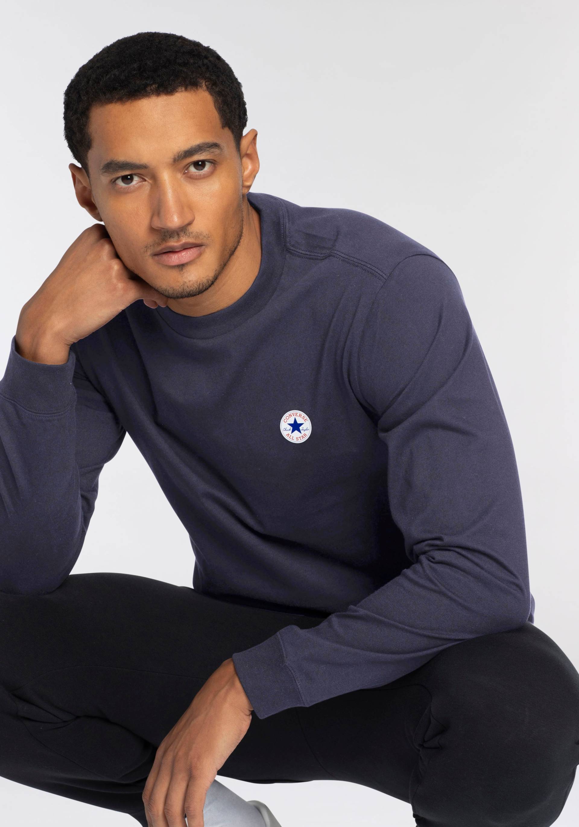 Converse Sweatshirt »STANDARD FIT CORE CHUCK PATCH CREW« Converse Sweatshirt »STANDARD FIT CORE CHUCK PATCH CREW« von Converse