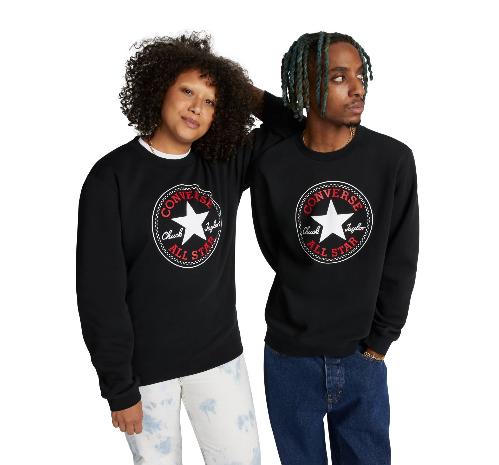 Converse Sweatshirt »UNISEX ALL STAR PATCH BRUSHED BACK« von Converse
