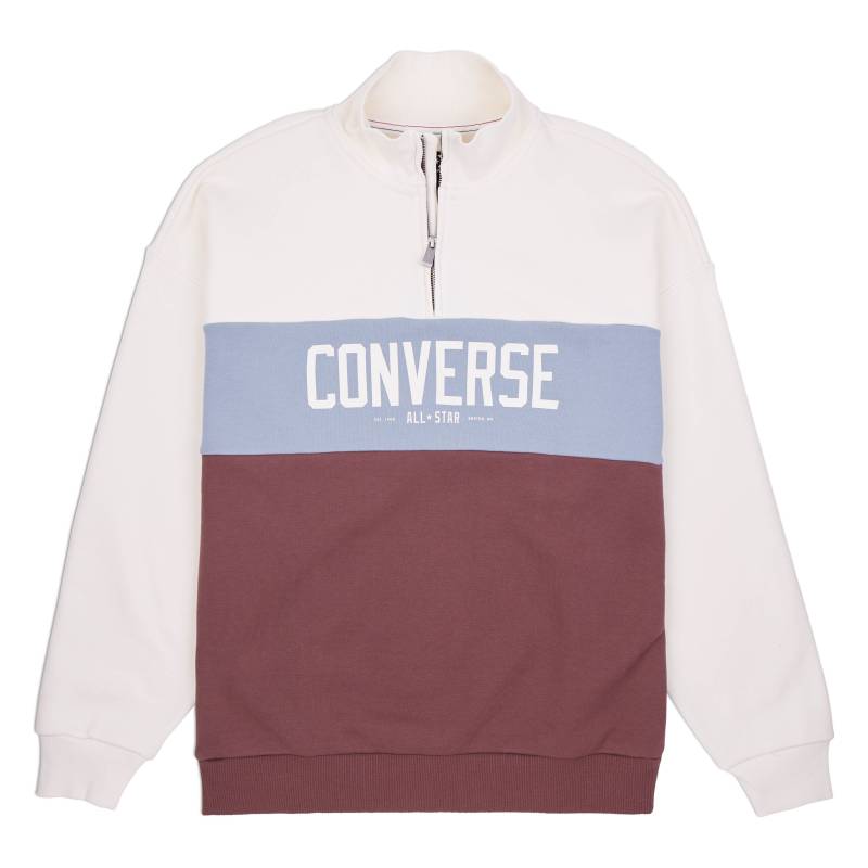 Converse Sweatshirt »WOMEN'S CONVERSE HALF-ZIP COLORBLOCKED PULLOVER«, (1 tlg.) von Converse