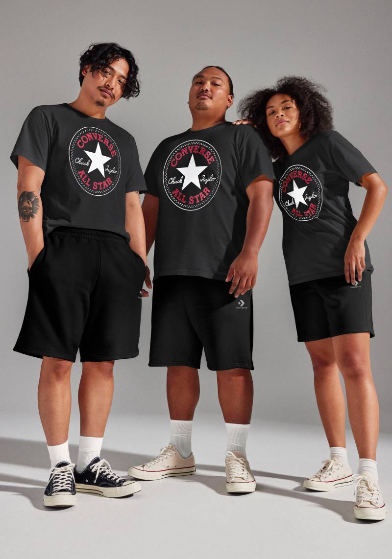 Converse T-Shirt »CONVERSE GO-TO ALL STAR PATCH STANDARD-FIT T-SHIRT«, (1 tlg.), Unisex von Converse