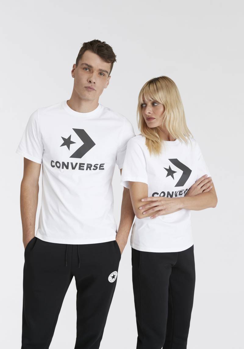 Converse T-Shirt »Unisex GO-TO STAR CHEVRON LOGO STANDARD-FIT«, (1 tlg.), Unisex von Converse