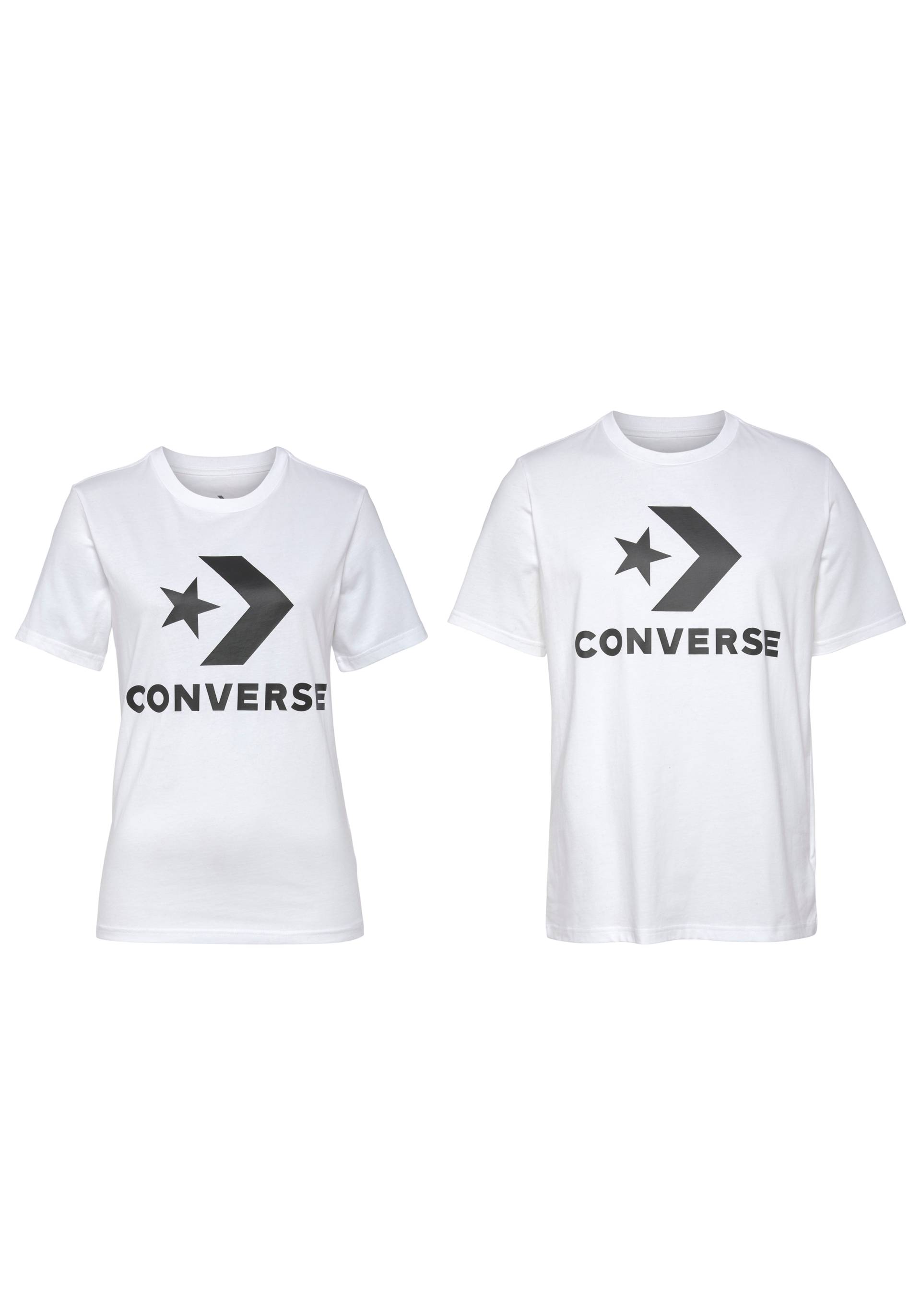 Converse T-Shirt »Unisex GO-TO STAR CHEVRON LOGO STANDARD-FIT«, (1 tlg.), Unisex von Converse