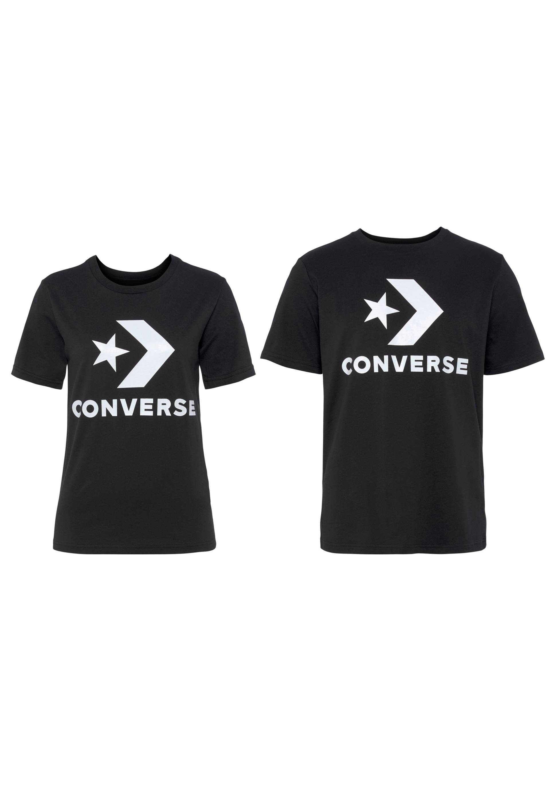 Converse T-Shirt »Unisex GO-TO STAR CHEVRON LOGO STANDARD-FIT«, (1 tlg.), Unisex von Converse