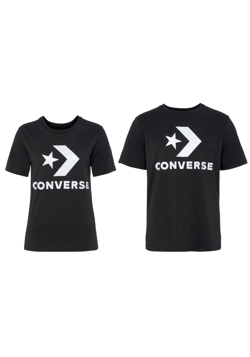 Converse T-Shirt »Unisex GO-TO STAR CHEVRON LOGO STANDARD-FIT«, (1 tlg.), Unisex von Converse