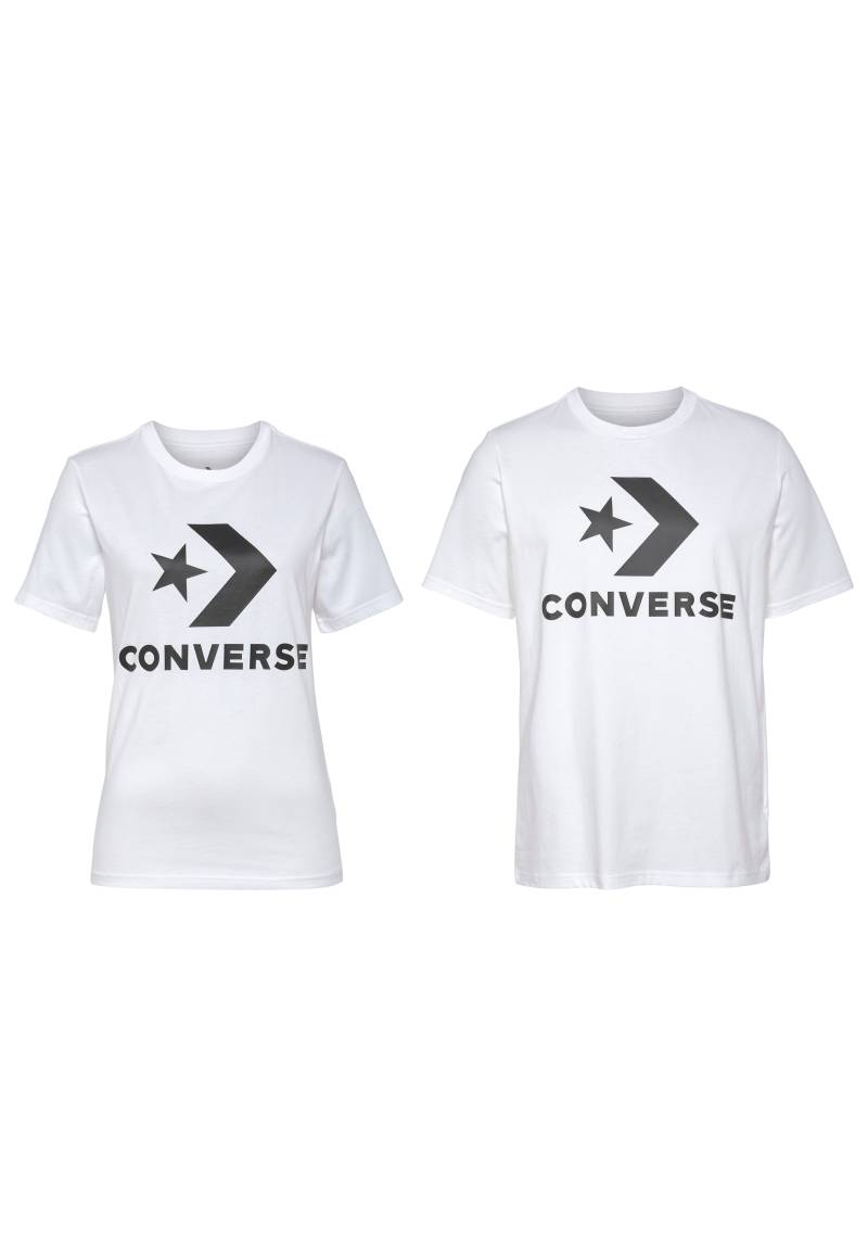 Converse T-Shirt »Unisex GO-TO STAR CHEVRON LOGO STANDARD-FIT«, (1 tlg.), Unisex von Converse