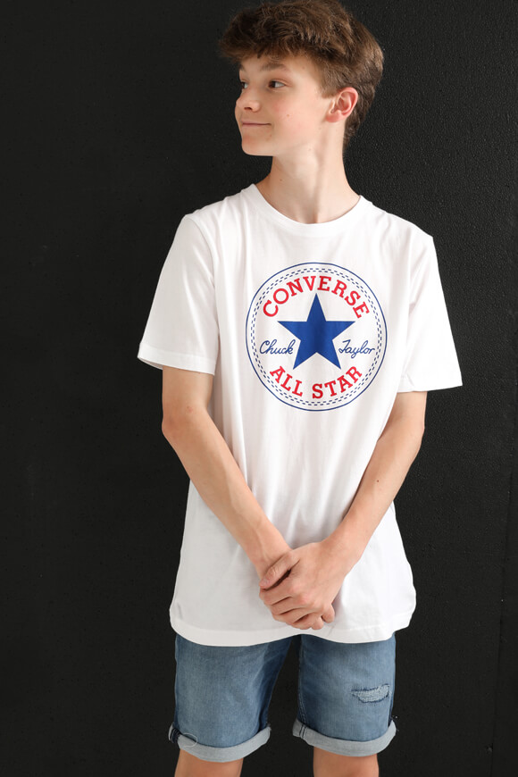 Converse T-Shirt | Weiss | Herren  | L von Converse