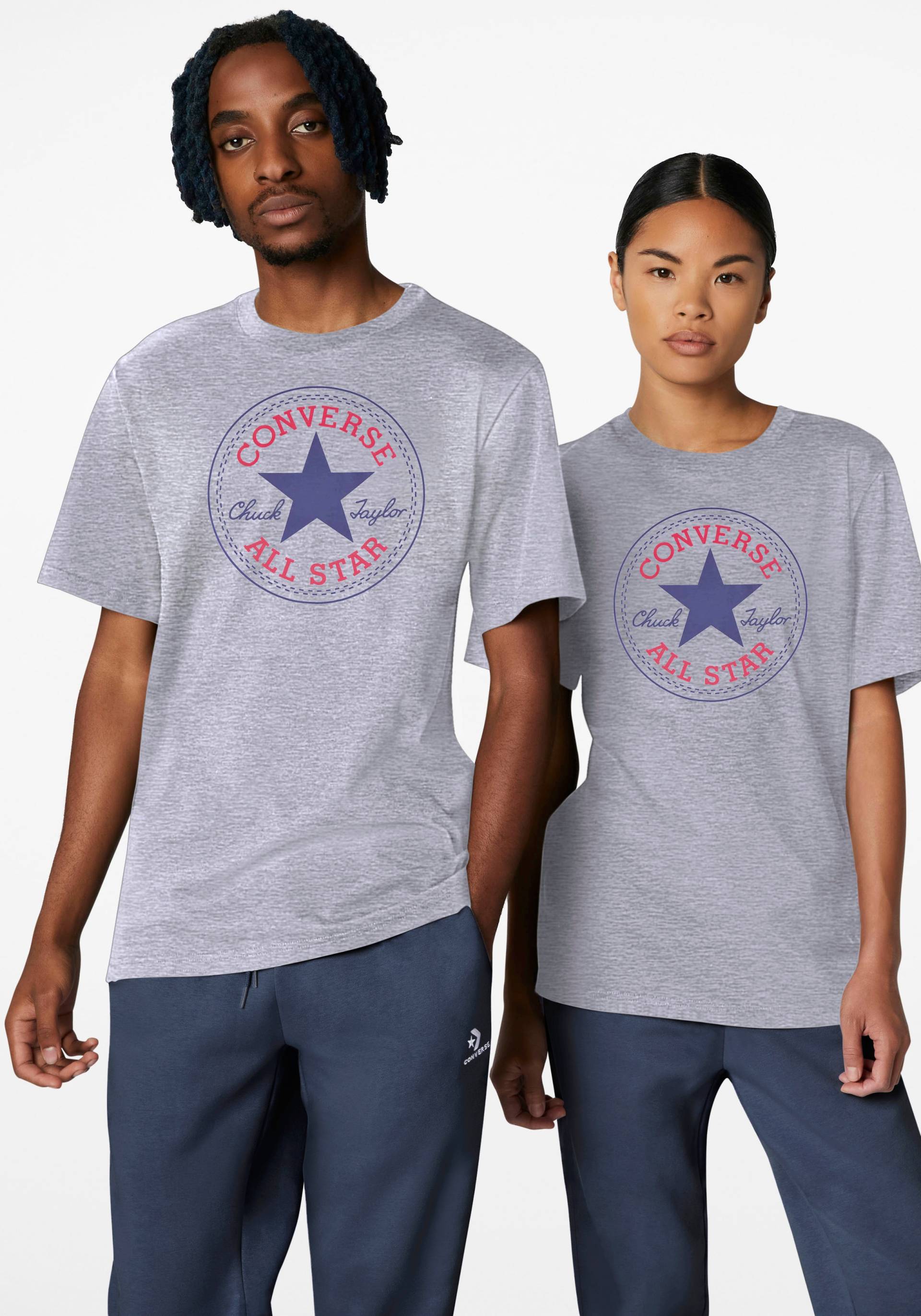 Converse T-Shirt »UNISEX CONVERSE GO-TO ALL STAR PATCH LOGO STANDARD FIT T-SHIRT« von Converse