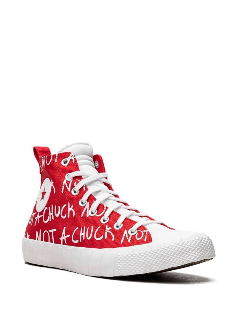 Converse Unt1Tl3D "Not A Chuck-Red" sneakers von Converse