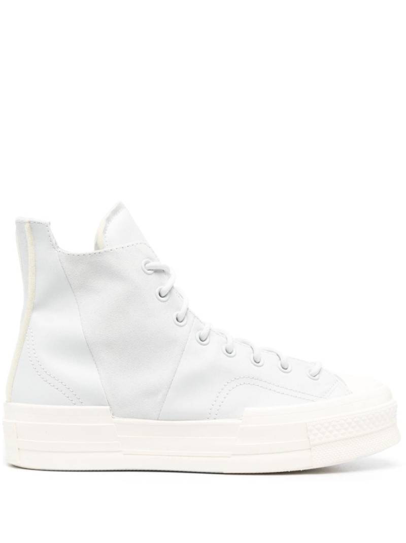 Converse asymmetric high-top suede sneakers - Blue von Converse