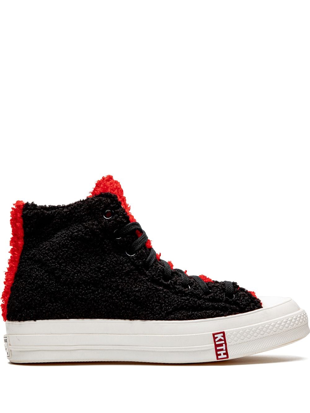 Converse x Kith x Disney Chuck 70 Hi "Mickey Mouse Fur" sneakers - Black von Converse