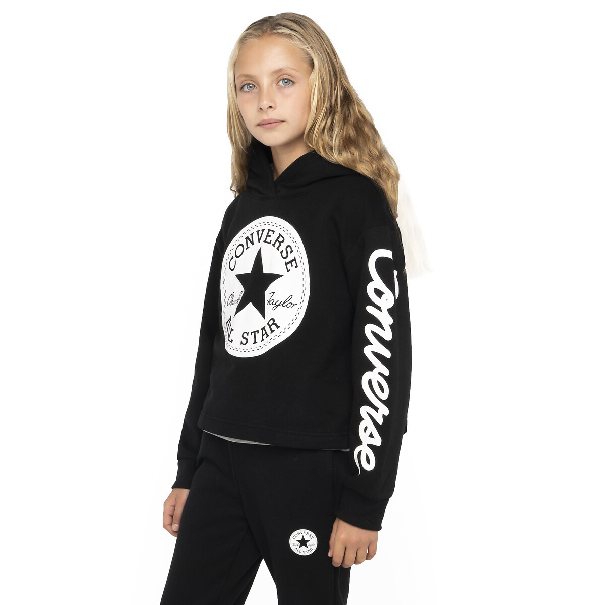 Kapuzensweatshirt, Cropped-Länge von Converse