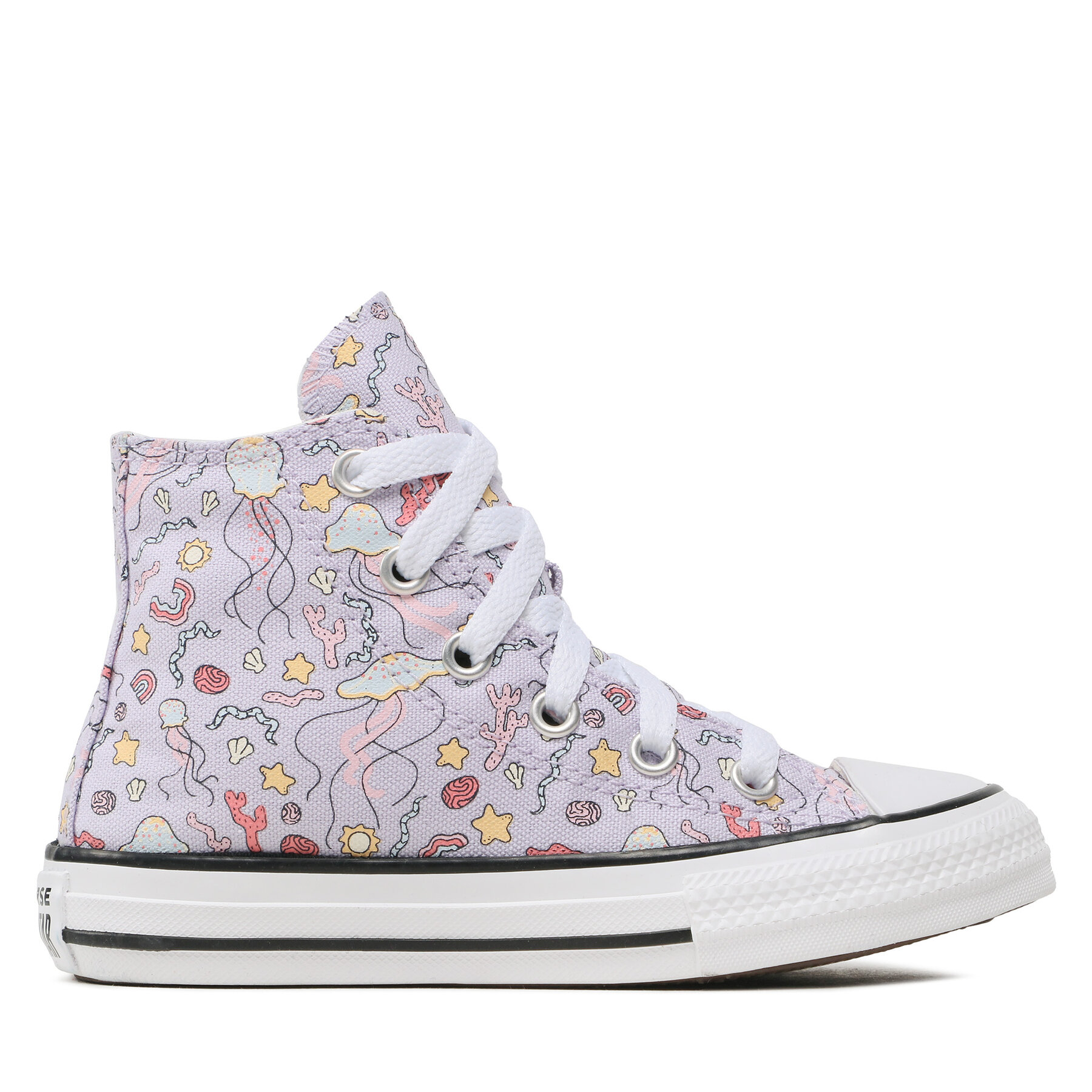 Sneakers aus Stoff Converse Chuck Taylor All Star A03578C Lavender/White von Converse