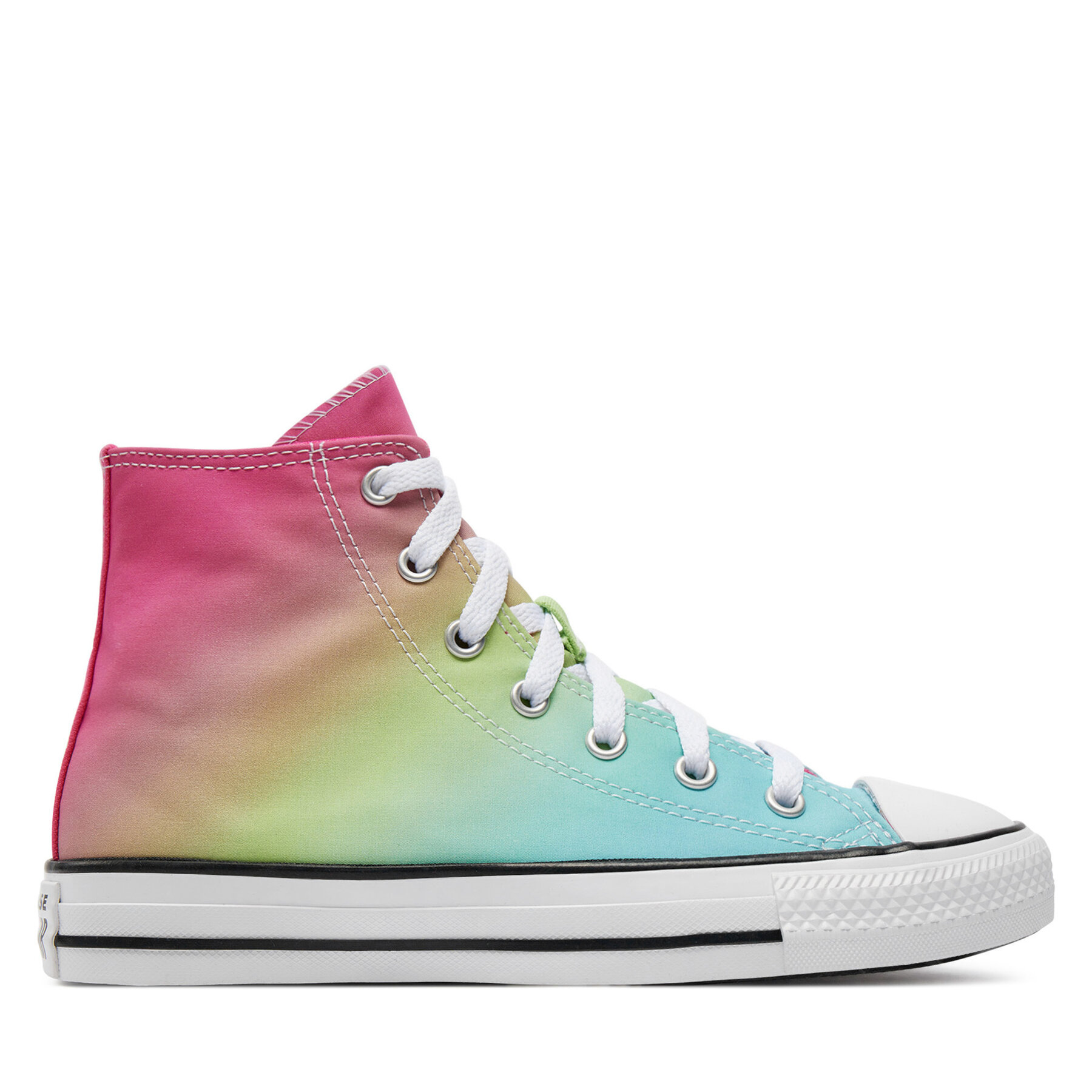 Sneakers aus Stoff Converse Chuck Taylor All Star Bright Ombre A07337C Triple Cyan/Chaos Fuchsia von Converse