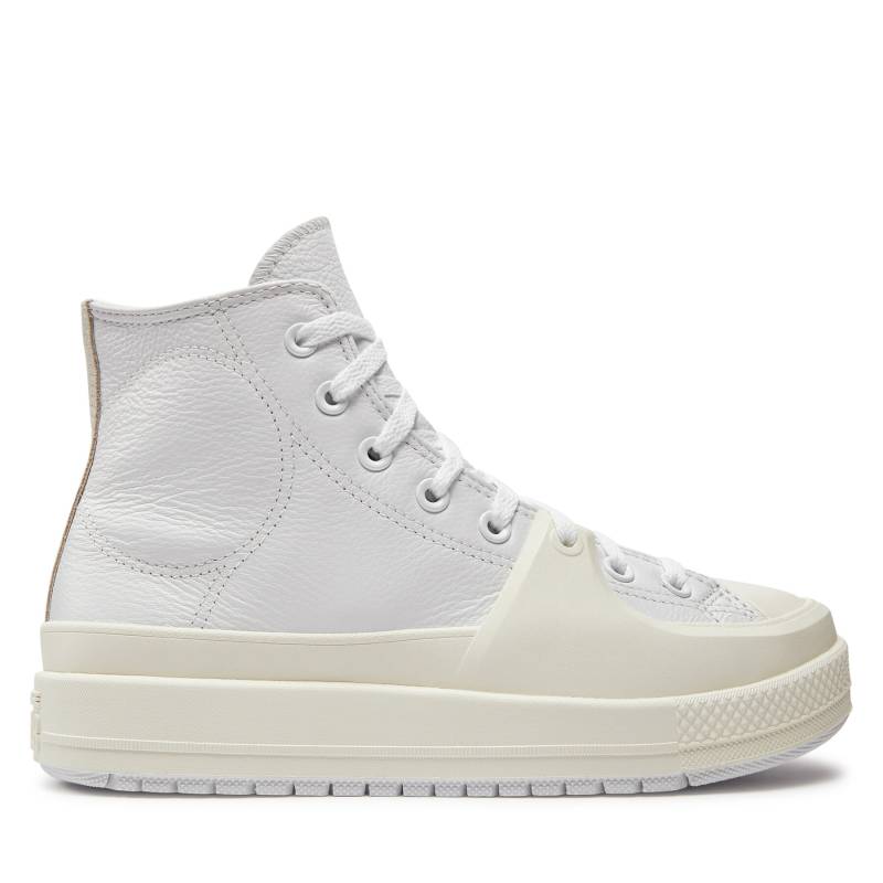 Sneakers aus Stoff Converse Chuck Taylor All Star Construct Leather A02116C White/Egret/Yellow von Converse