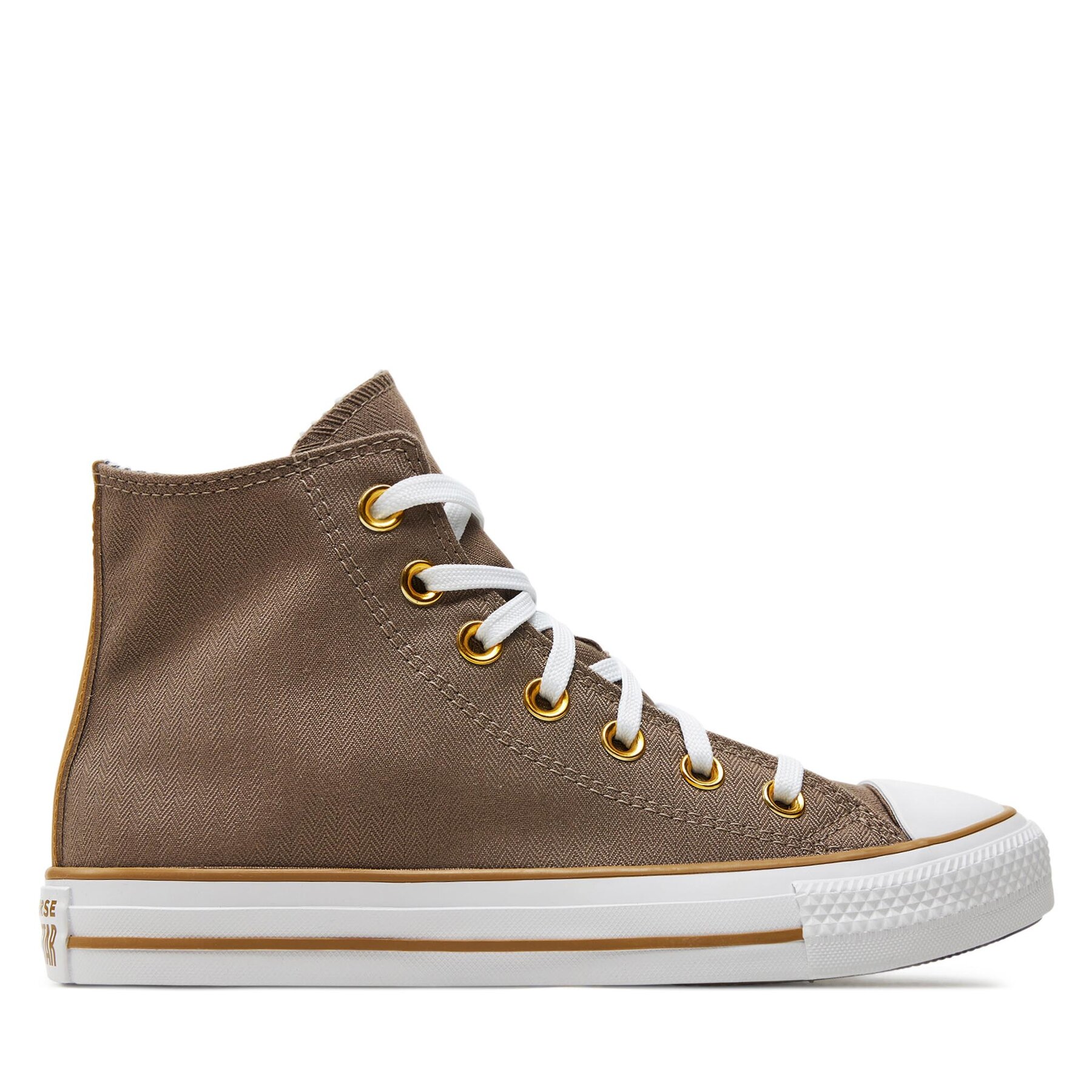 Sneakers aus Stoff Converse Chuck Taylor All Star Herringbone Stripe A06440C Mud Mask/Trek Tan/White von Converse