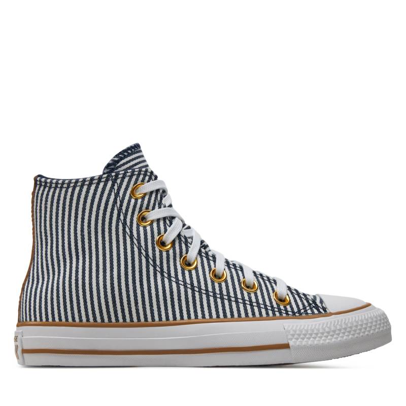 Sneakers aus Stoff Converse Chuck Taylor All Star Herringbone Stripe A07232C Obsidian/Trek Tan/White von Converse