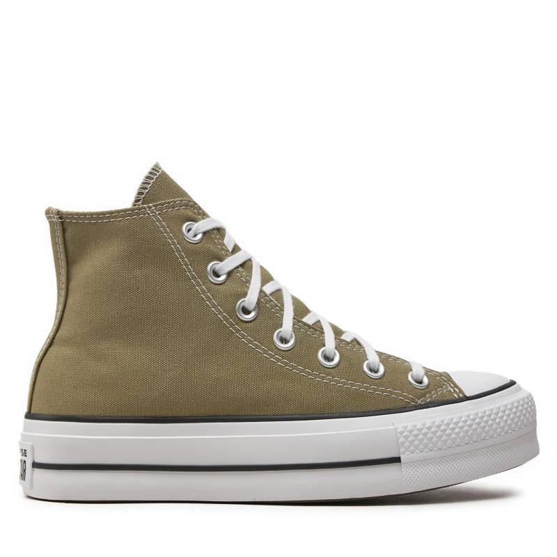 Sneakers aus Stoff Converse Chuck Taylor All Star Lift A07571C Khakifarben von Converse