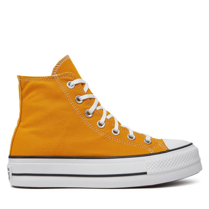 Sneakers aus Stoff Converse Chuck Taylor All Star Lift Platform A06506C Yellow/White/Black von Converse