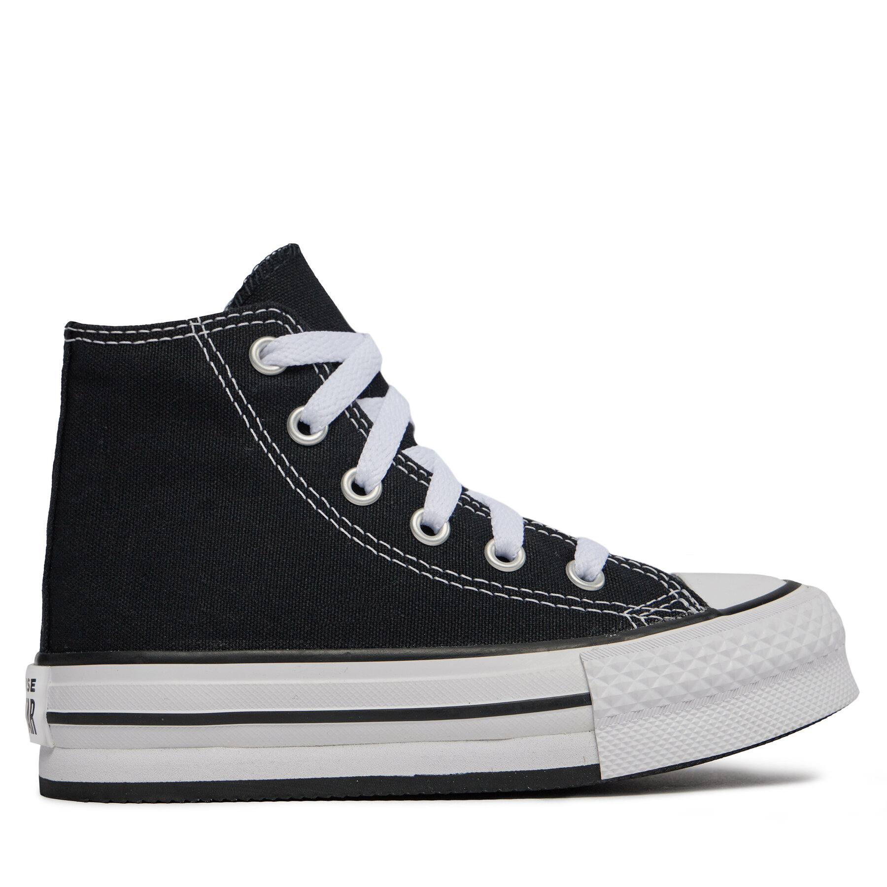 Sneakers aus Stoff Converse Chuck Taylor All Star Lift Platform High Top Little Kids 372859C Black von Converse