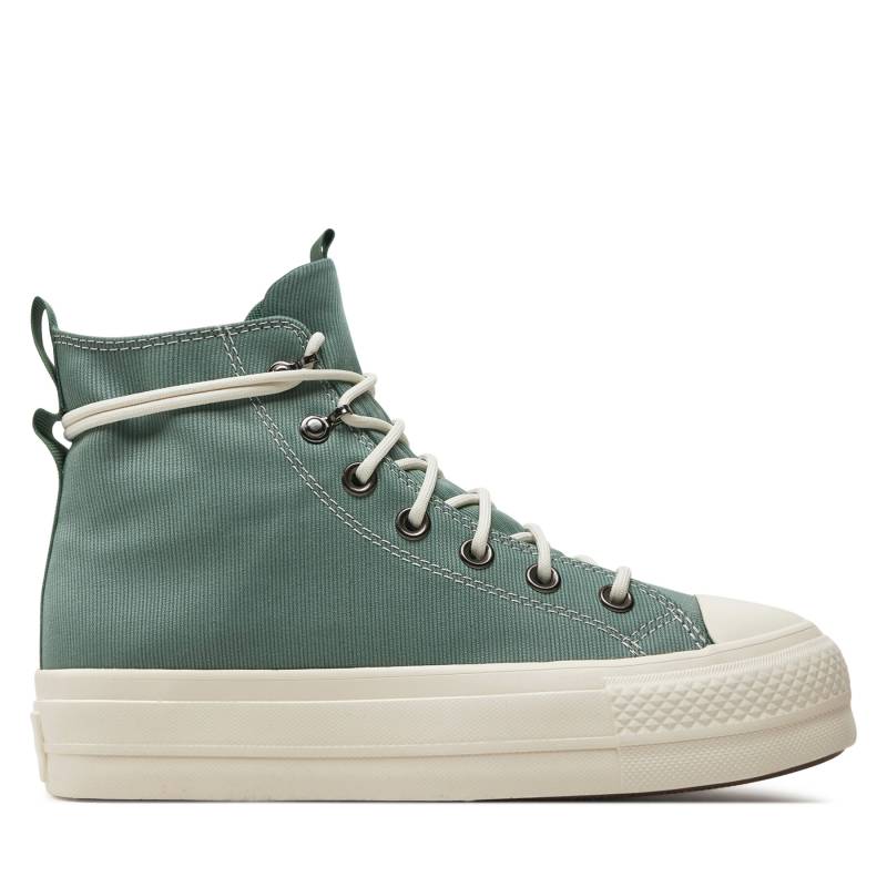 Sneakers aus Stoff Converse Chuck Taylor All Star Lift Platform Play On Utility A08864C Herby/Egret/Admiral Elm von Converse