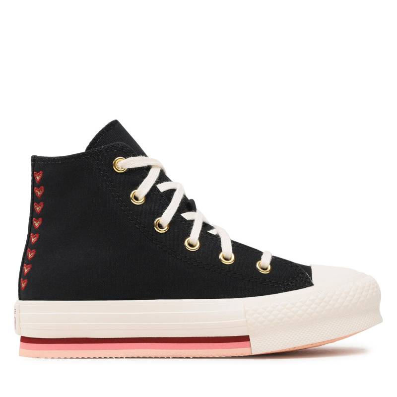 Sneakers aus Stoff Converse Ctas Eva Lift Hi A04953C Black/Soft Dune von Converse