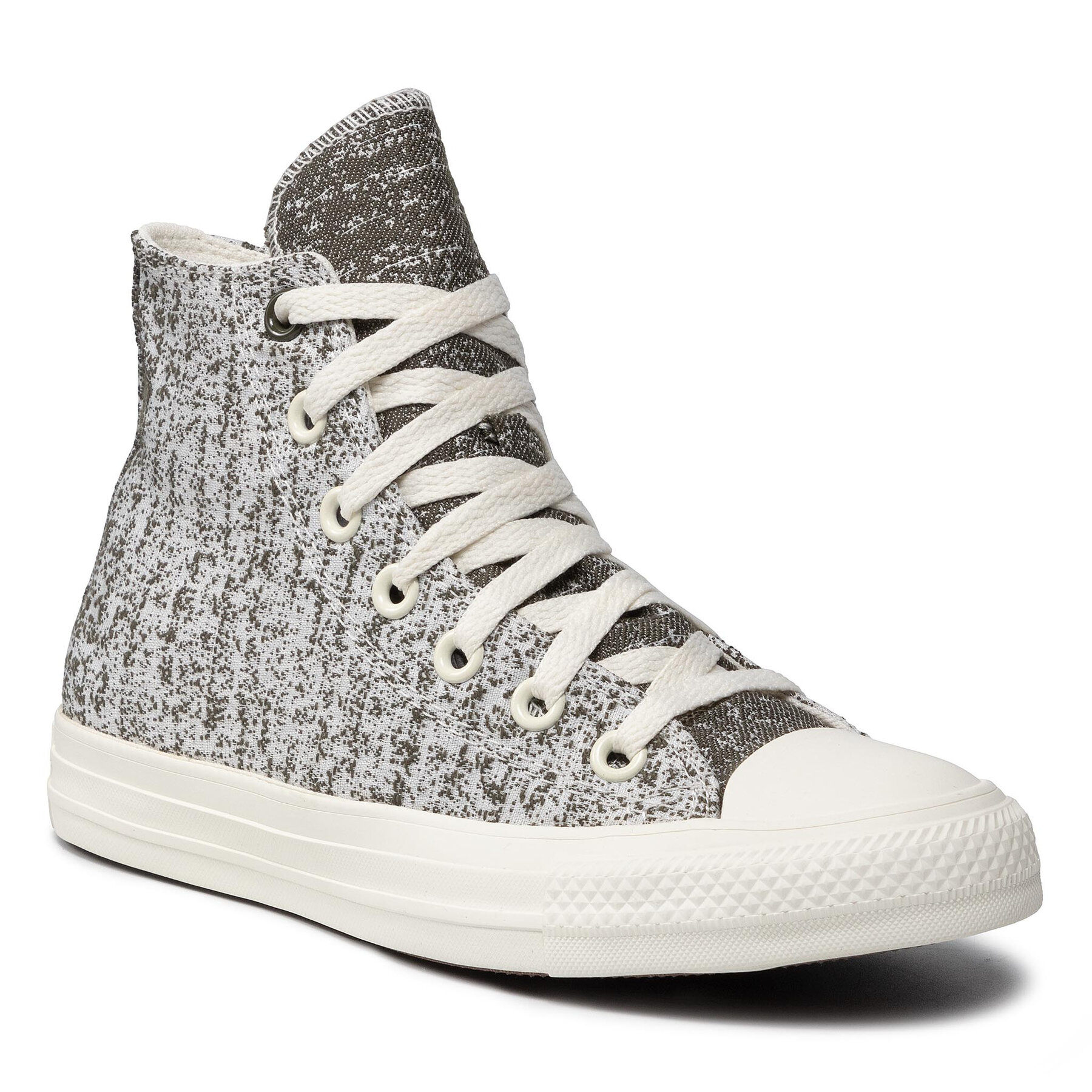 Sneakers aus Stoff Converse Ctas Hi 571357C Egret/CargoKhaki/Egret von Converse