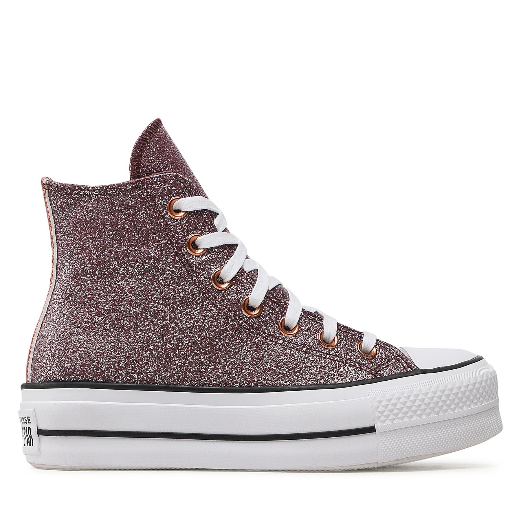 Sneakers aus Stoff Converse Ctas Life Hi A03240C Dark Wine/Copper/White von Converse