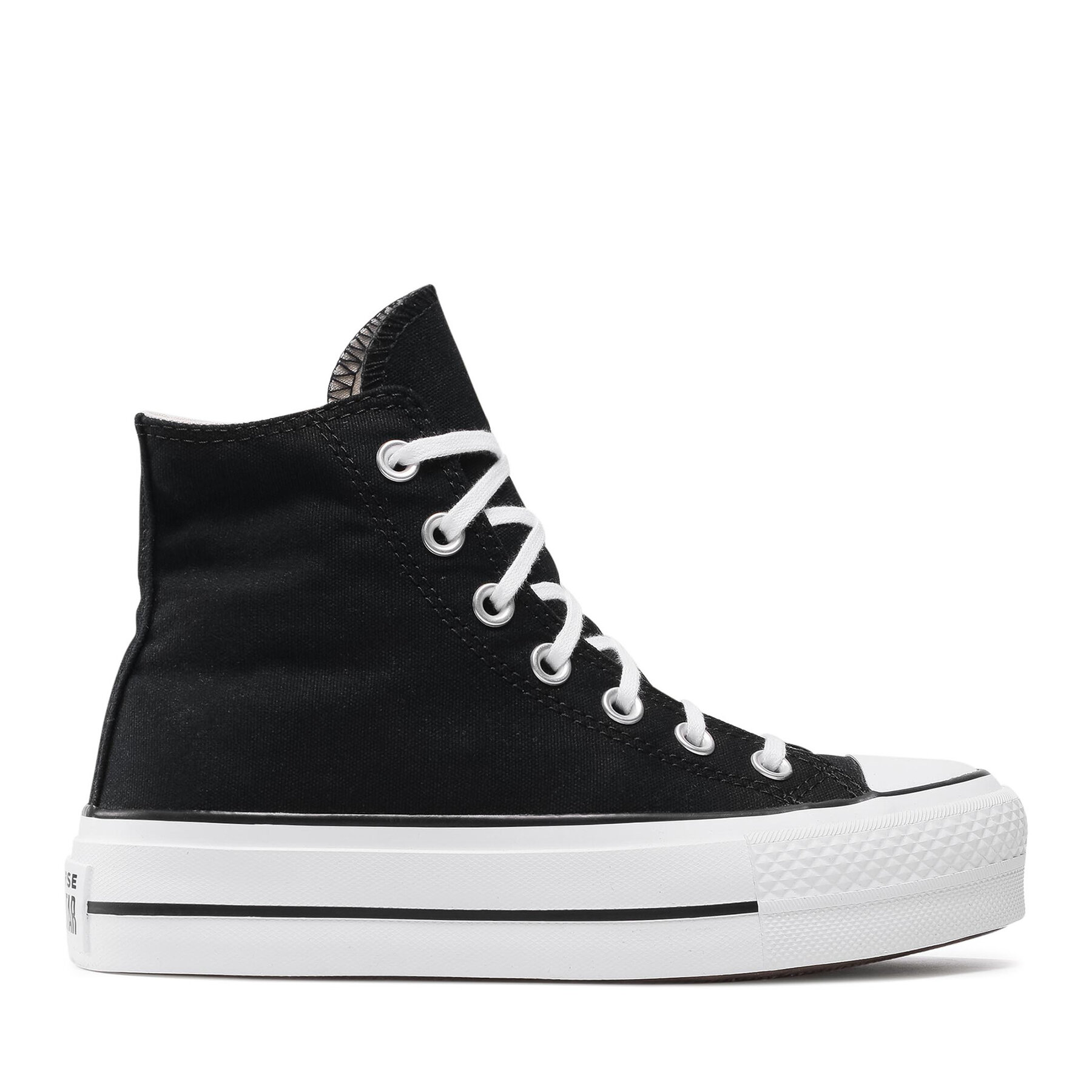 Sneakers aus Stoff Converse Ctas Lift Hi 560845C Black/White/White von Converse