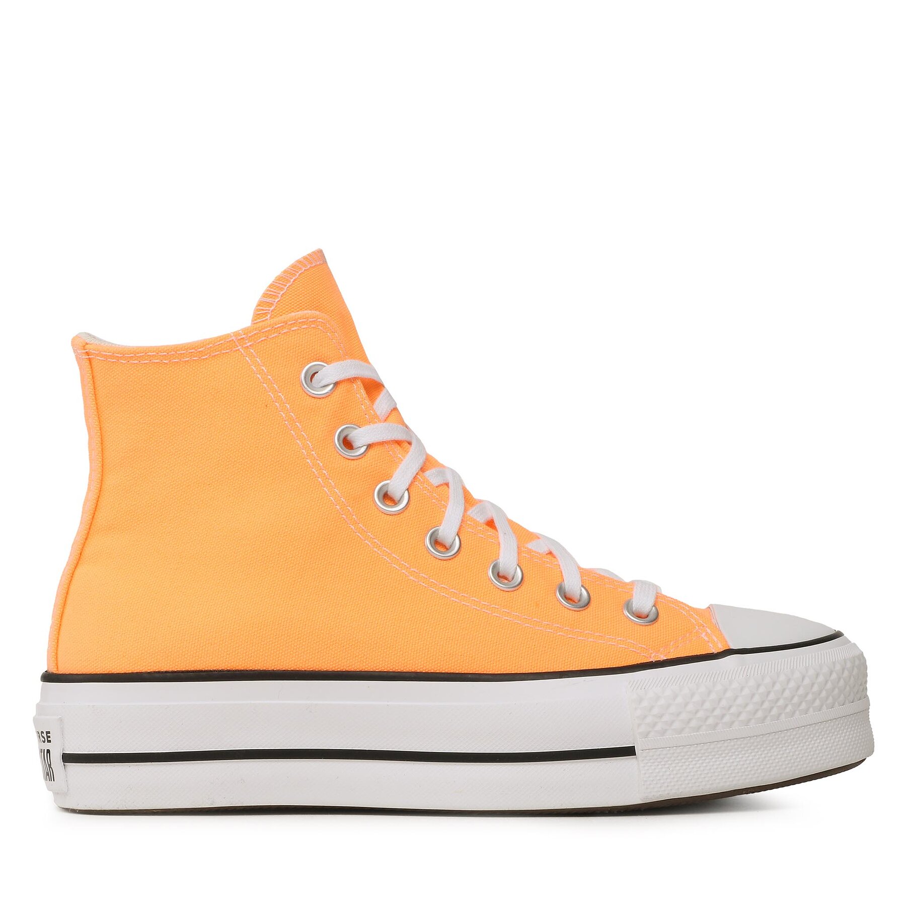 Sneakers aus Stoff Converse Ctas Lift Hi A03052C Peach Beam/Black/White von Converse