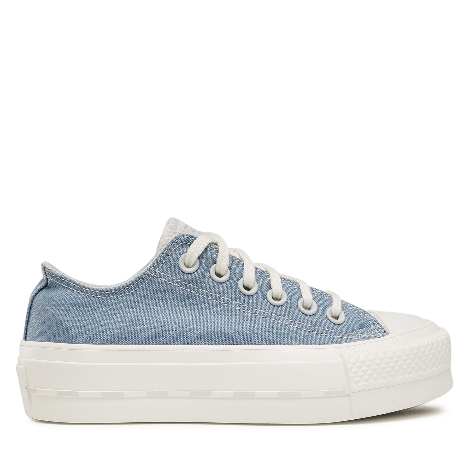 Sneakers aus Stoff Converse Ctas Lift Ox 572710C Indigo Oxide/Light Silver von Converse