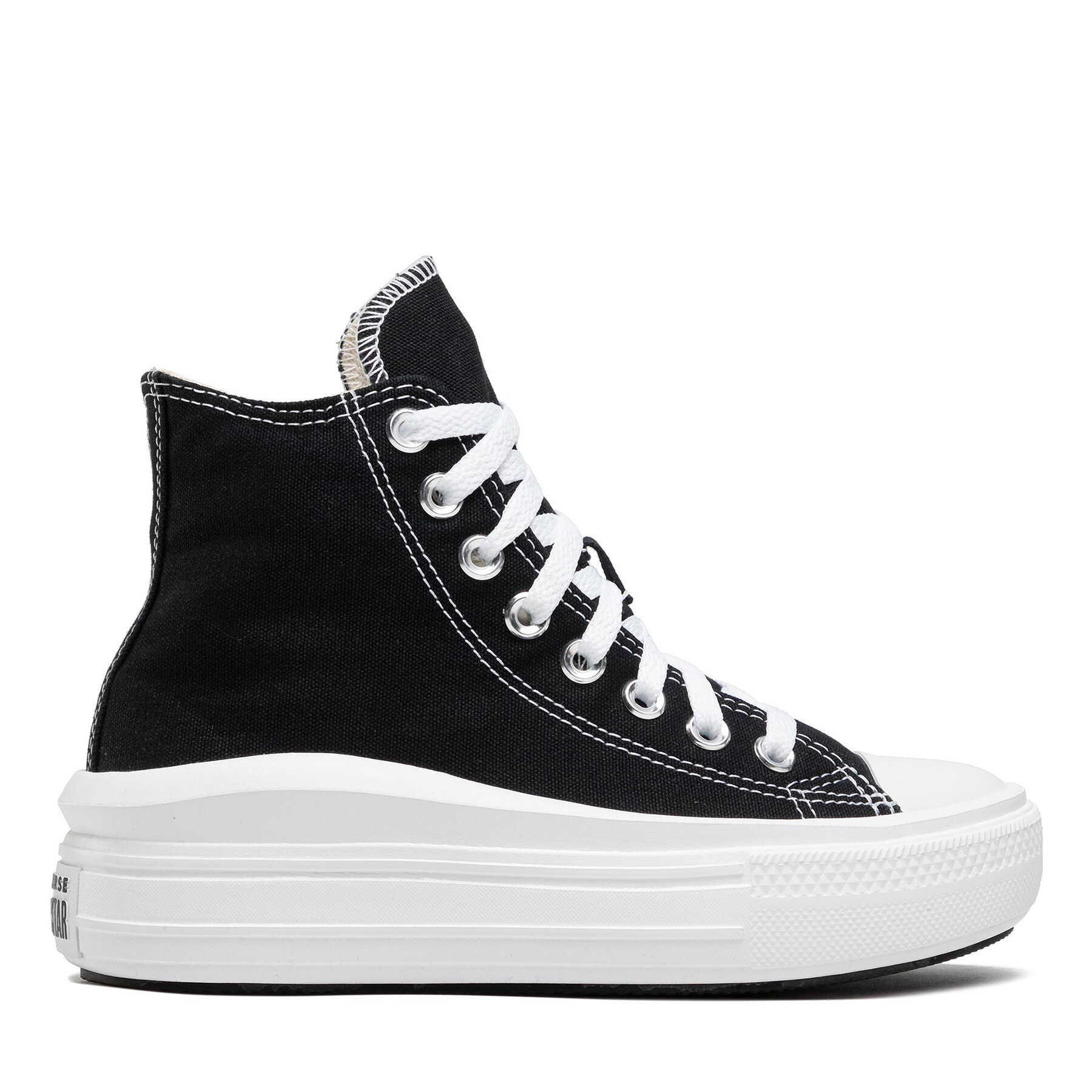 Sneakers aus Stoff Converse Ctas Move Hi 568497C Black/Natural Ivory/White von Converse