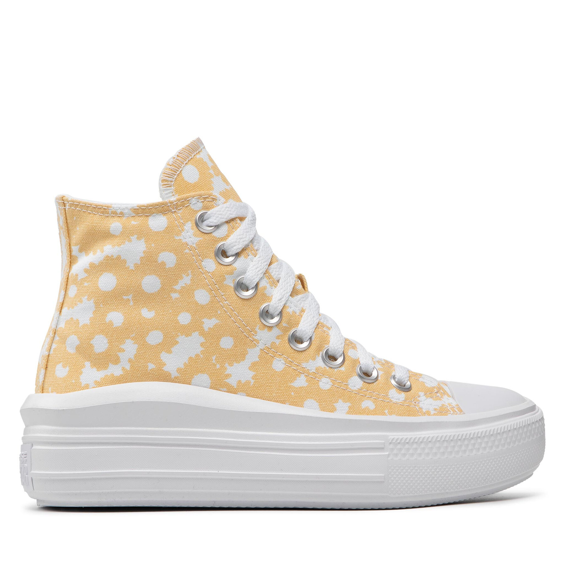 Sneakers aus Stoff Converse Ctas Mowe Hi A01194C Cyber Mango/White/White von Converse