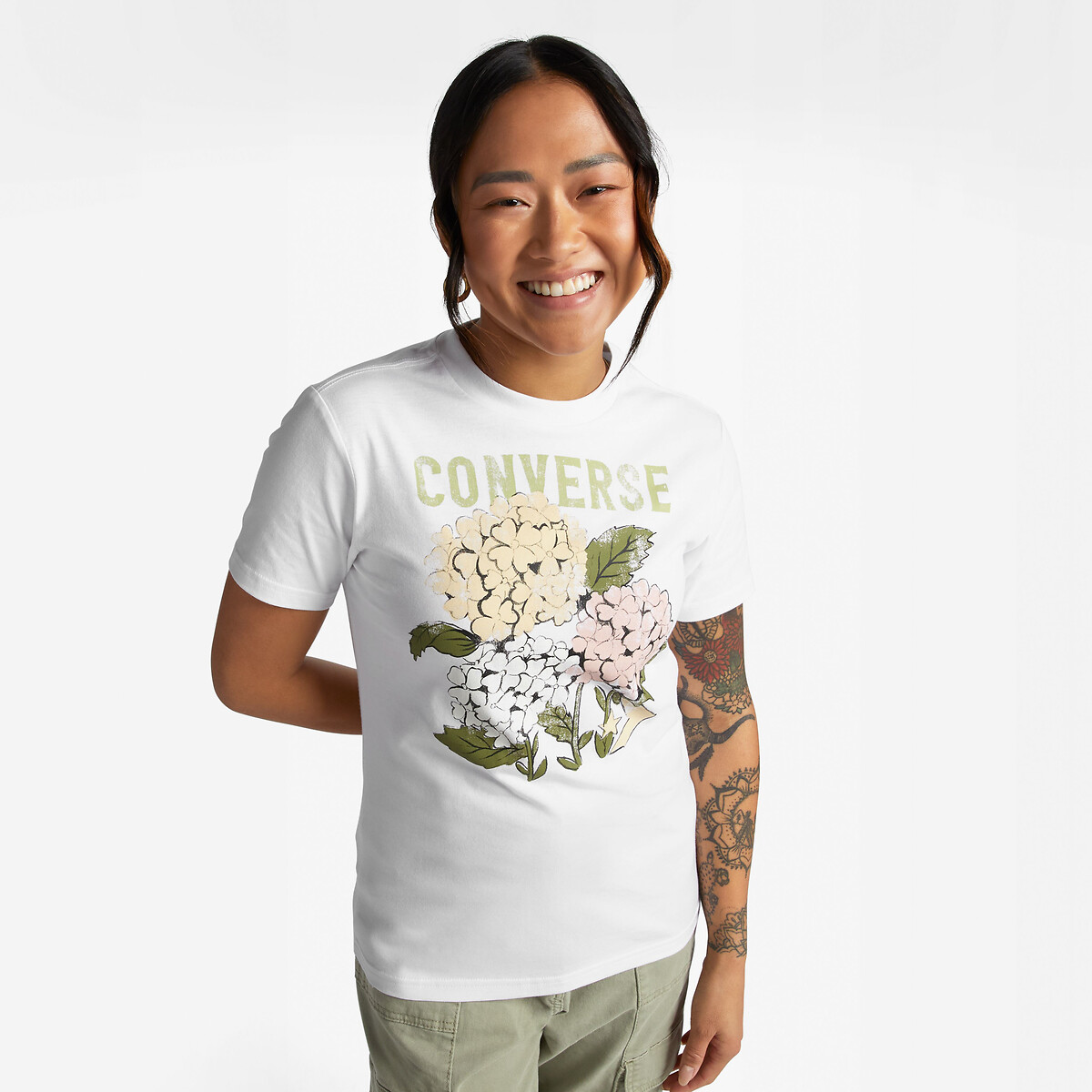 T-Shirt Outdoor Floral Art von Converse