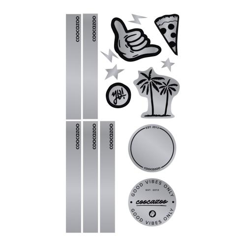 coocazoo Reflektierendes Sticker-Set Black coocazoo Reflektierendes Sticker-Set Black von Coocazoo
