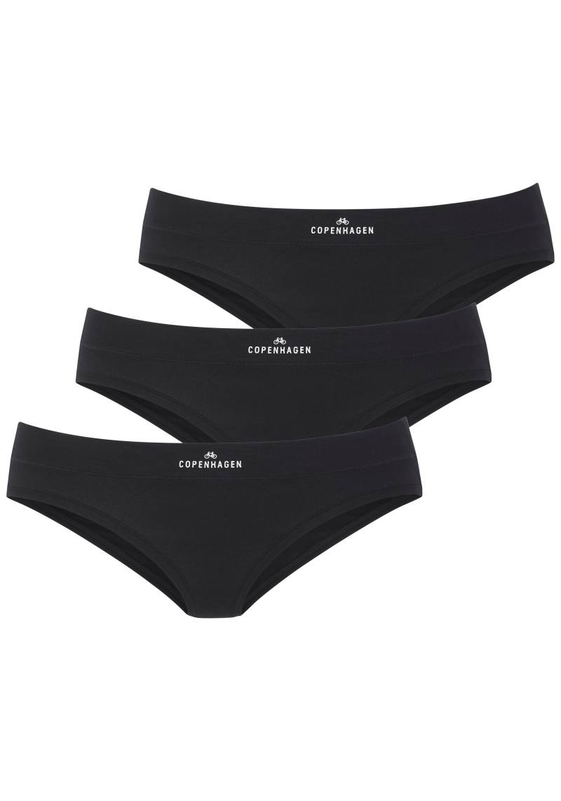 Copenhagen Studios Bikinislip »mit Logodruck am Bund«, (3er-Pack), aus softer Bio-Baumwollqualität von Copenhagen Studios