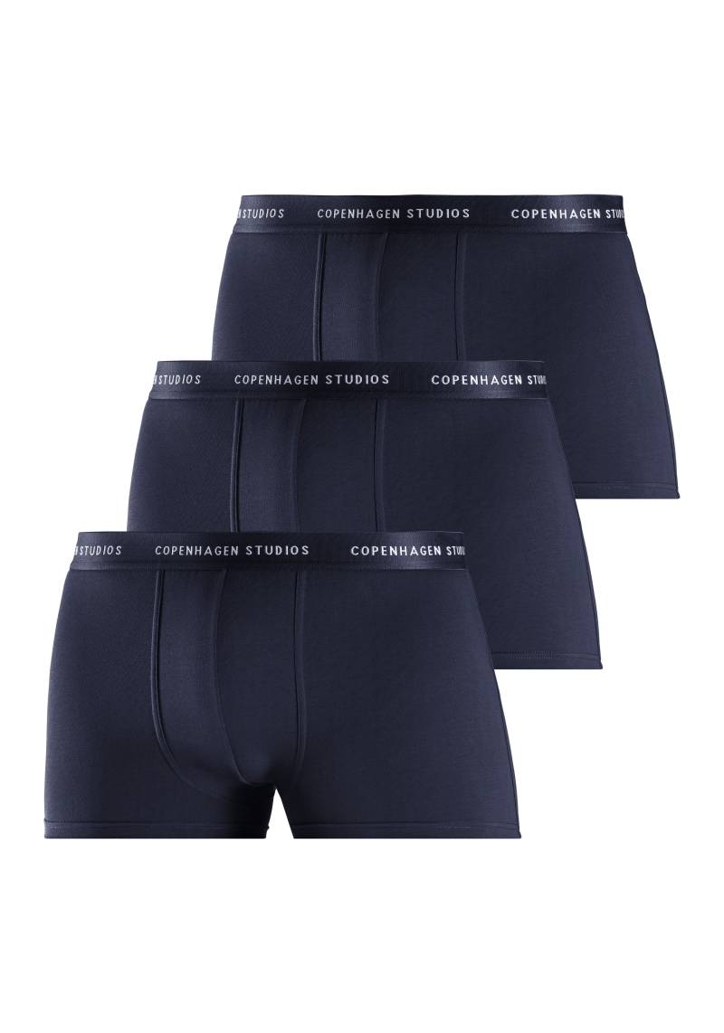 Copenhagen Studios Boxer »Boxershorts für Herren«, (3 St.), mit farbigem Logo-Bund von Copenhagen Studios