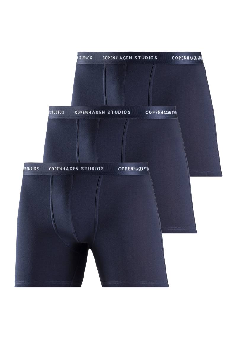 Copenhagen Studios Boxer »Boxershorts für Herren«, (3 St.), mit längerem Bein und Logobund von Copenhagen Studios
