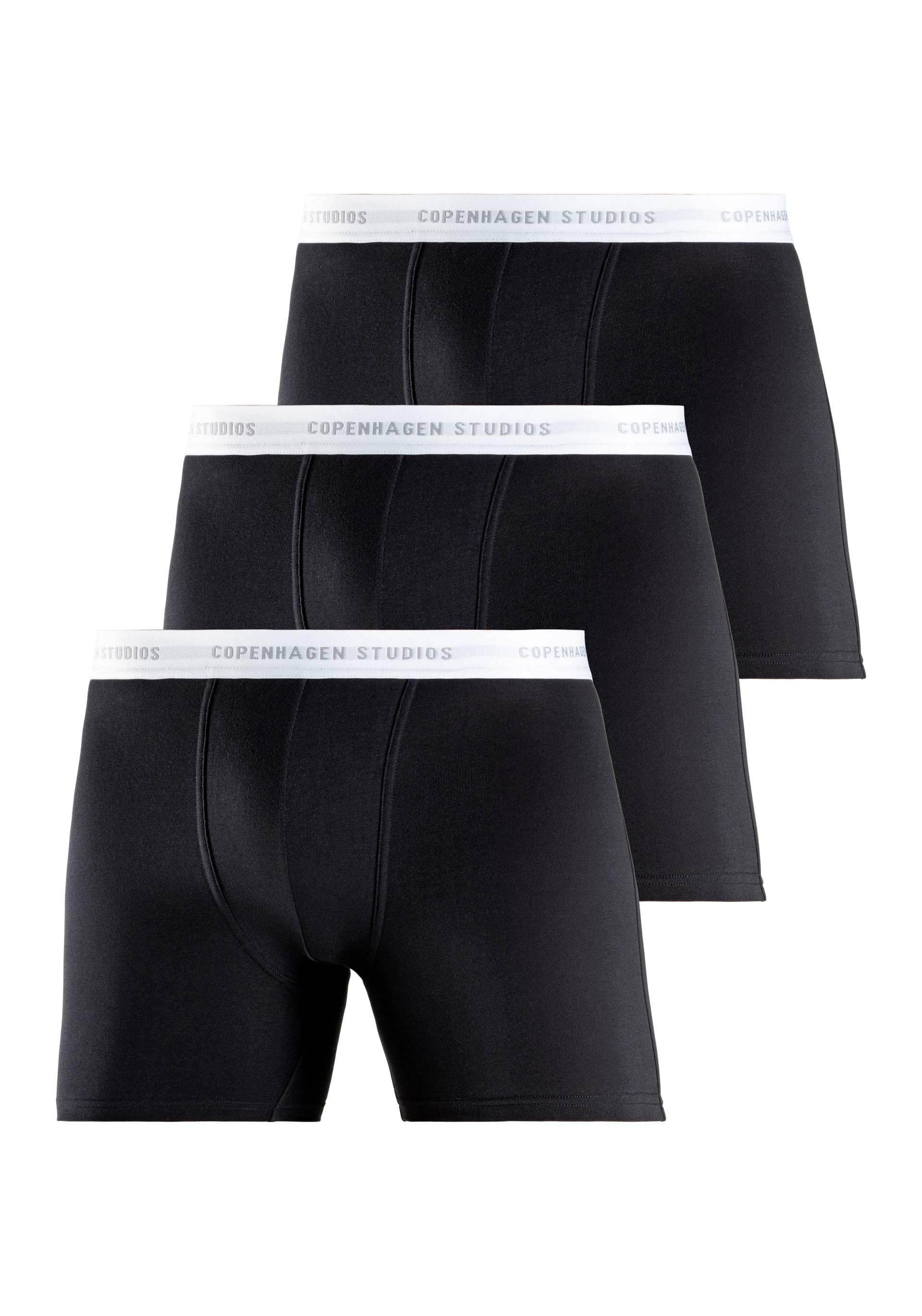 Copenhagen Studios Boxer »Boxershorts für Herren«, (Packung, 3 St., 3er-Pack), mit längerem Bein und Logobund von Copenhagen Studios