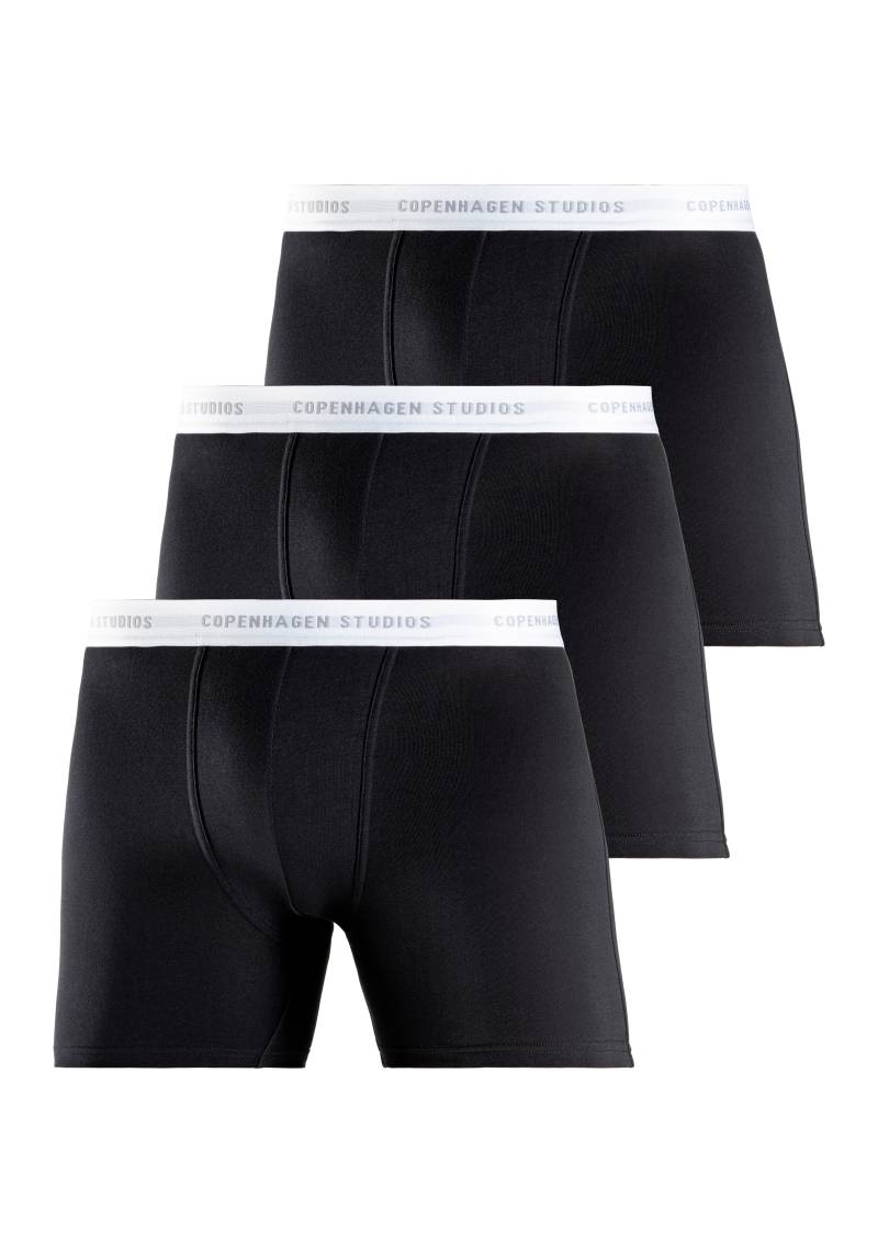 Copenhagen Studios Boxer »Boxershorts für Herren«, (Packung, 3 St., 3er-Pack), mit längerem Bein und Logobund von Copenhagen Studios