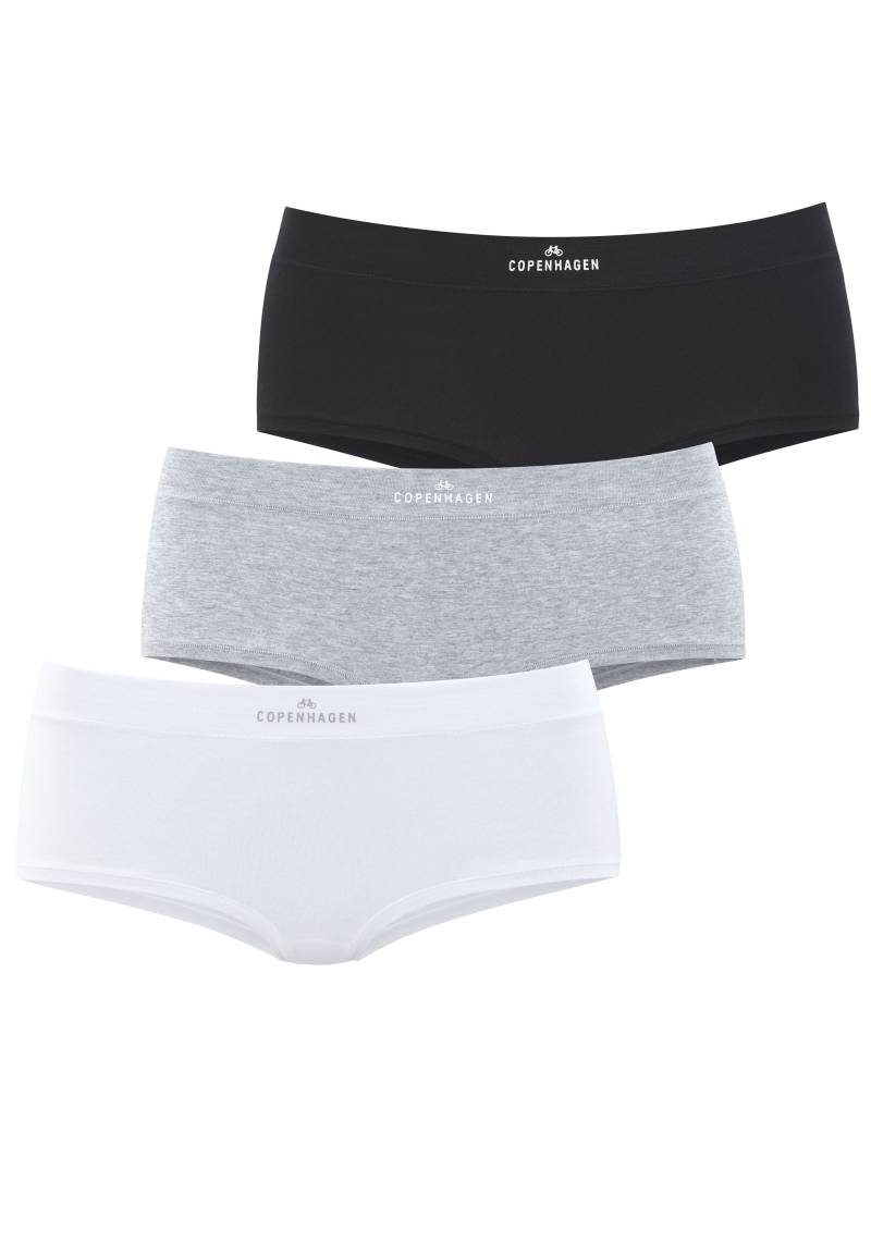 Copenhagen Studios Panty »mit Logodruck am Bund«, (3er-Pack), aus softer Bio-Baumwollqualität von Copenhagen Studios