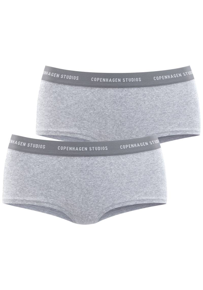 Copenhagen Studios Panty »mit softem Logobund«, (2er-Pack), aus gerippter Bio-Baumwollqualität von Copenhagen Studios